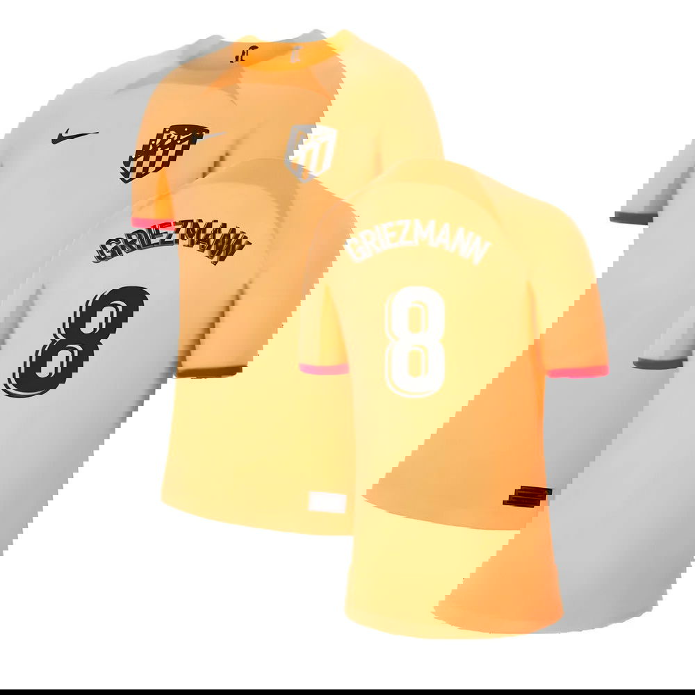 2022-2023 Atletico Madrid Third Shirt (Kids) (GRIEZMANN 8)
