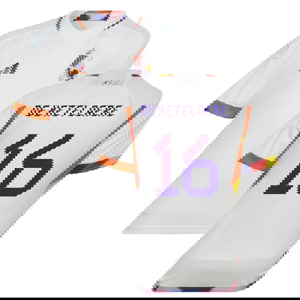 2022-2023 Belgium Away Shirt (Kids) (DE KETELAERE 16)