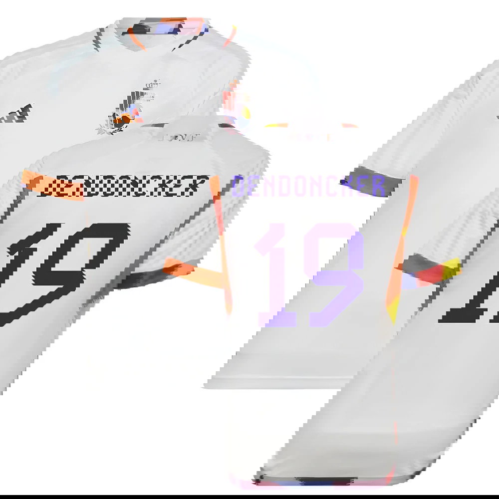 2022-2023 Belgium Away Shirt (Kids) (DENDONCKER 19)