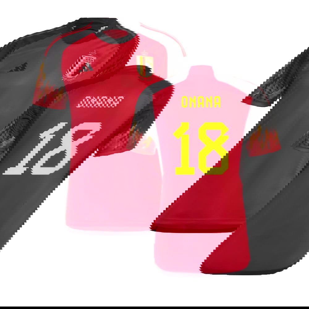 2022-2023 Belgium Home Shirt (Onana 18)