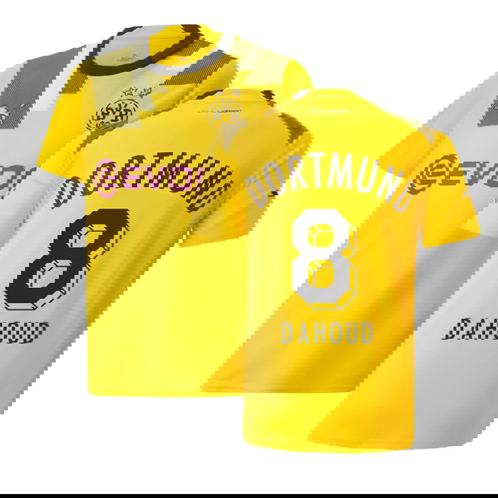 2022-2023 Borussia Dortmund CUP Shirt (Kids) (DAHOUD 8)