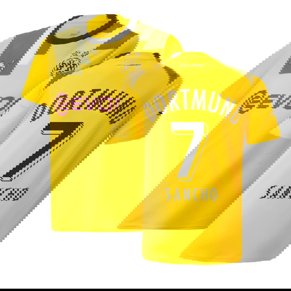 2022-2023 Borussia Dortmund CUP Shirt (Kids) (SANCHO 7)