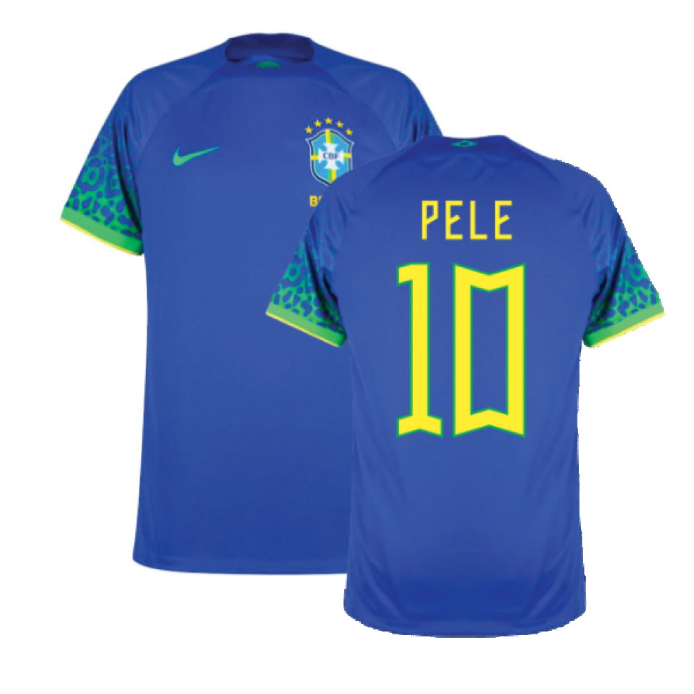 2022-2023 Brazil Away Shirt (PELE 10)