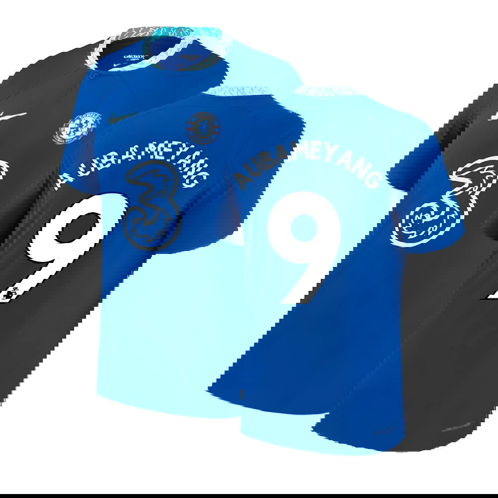 2022-2023 Chelsea Vapor Match Home Shirt (AUBAMEYANG 9)