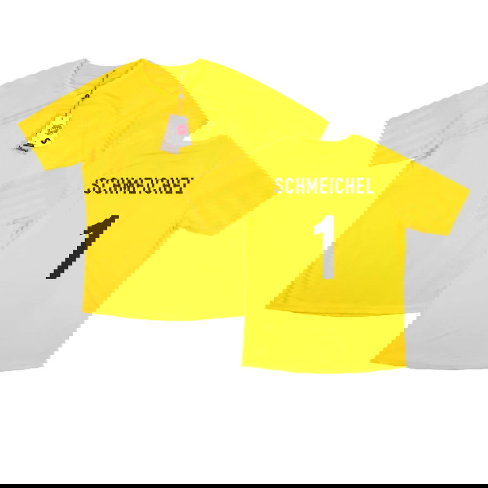 2022-2023 Denmark Away Goalkeeper Jersey (Yellow) (Schmeichel 1)