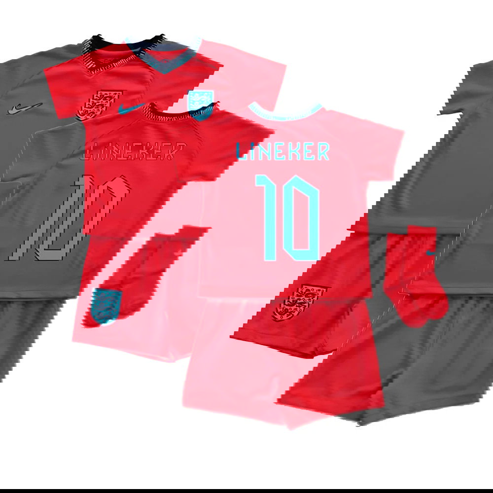 2022-2023 England Away Baby Kit (Infants) (Lineker 10)