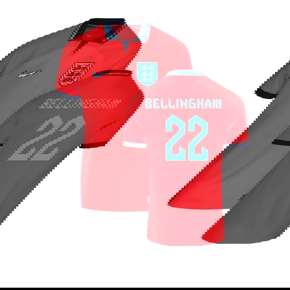 2022-2023 England Away Shirt (Kids) (Bellingham 22)
