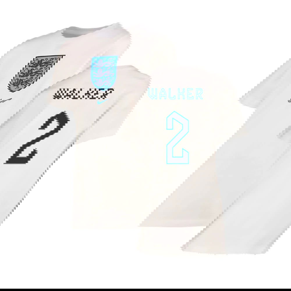 2022-2023 England Crest Tee (White) - Kids (Walker 2)