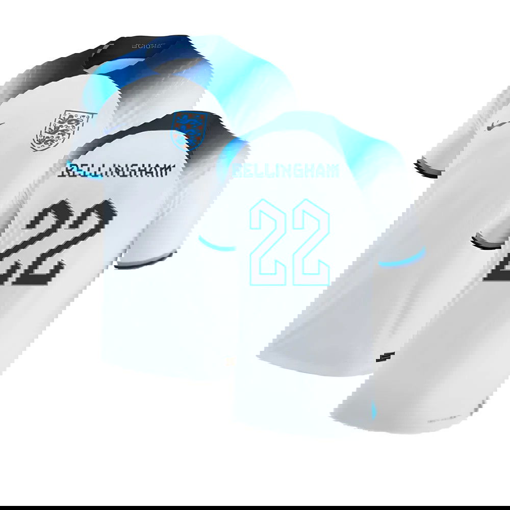 2022-2023 England Home Match Vapor Shirt (Bellingham 22)