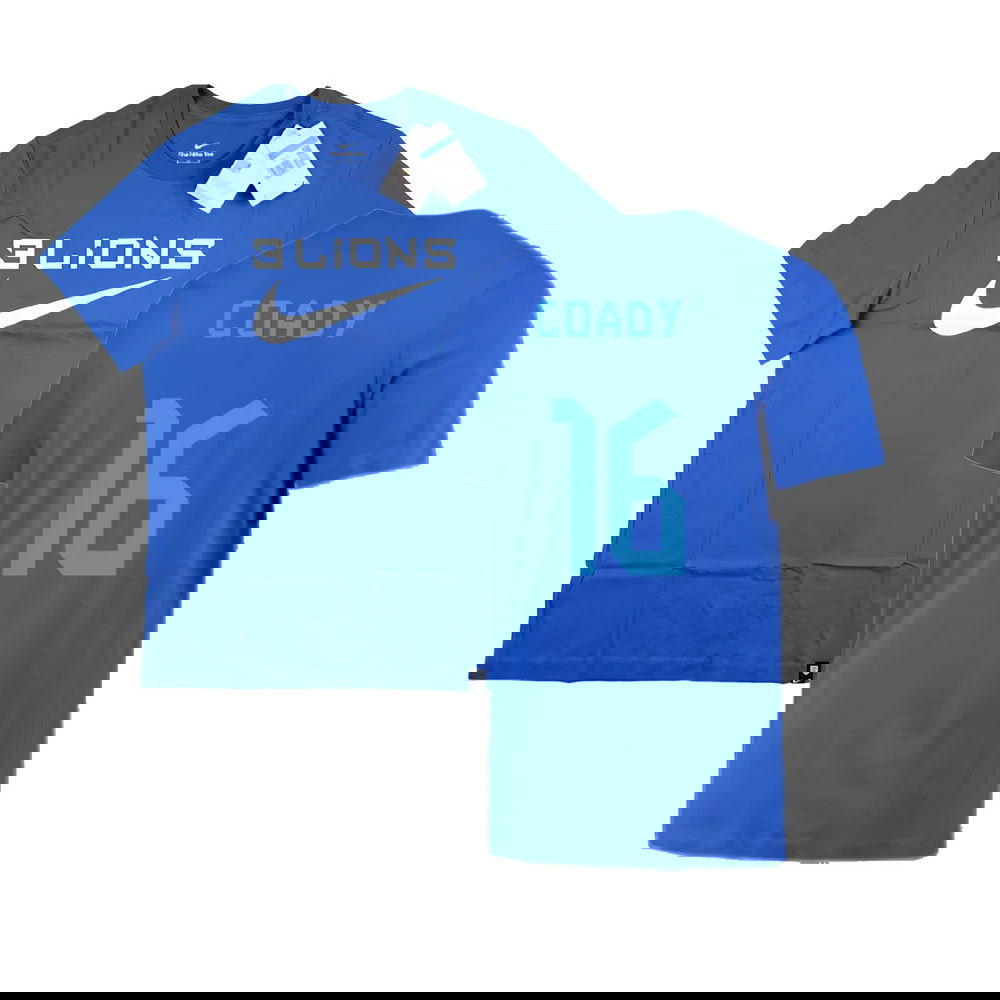 2022-2023 England Three Lions Tee (Blue) (Coady 16)