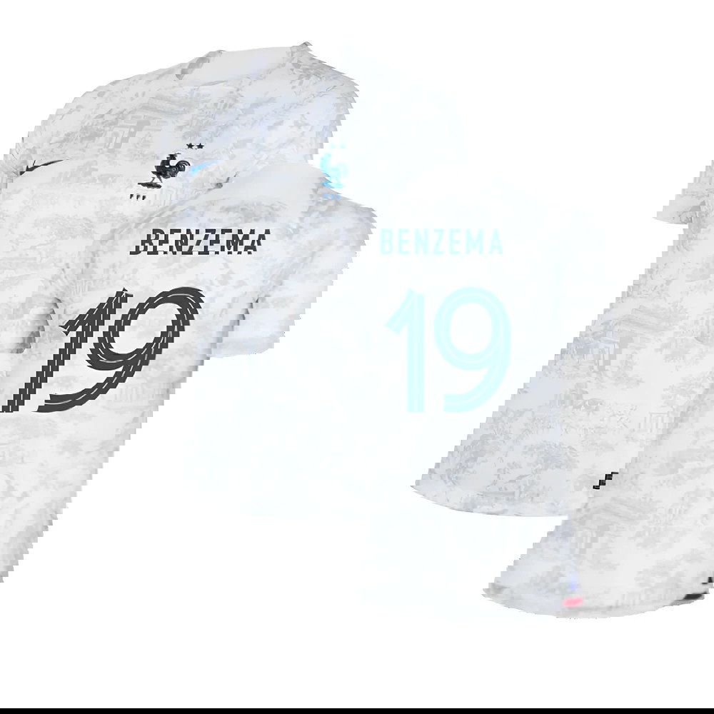 2022-2023 France Away Shirt (Ladies) (Benzema 19)