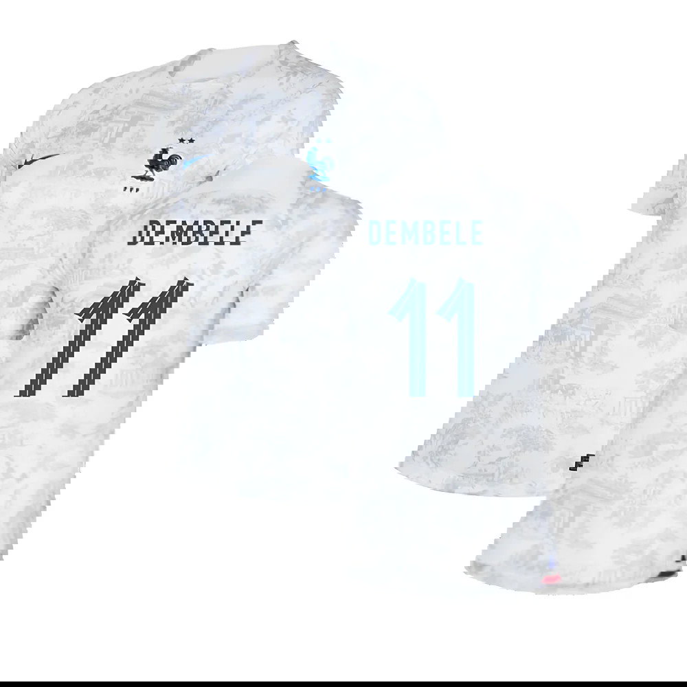 2022-2023 France Away Shirt (Ladies) (Dembele 11)