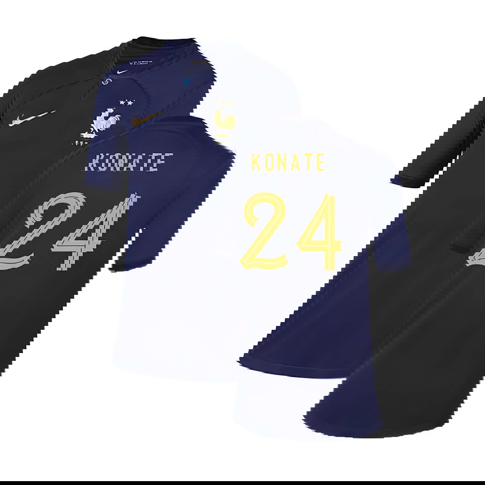 2022-2023 France Home Shirt - Kids (Konate 24)