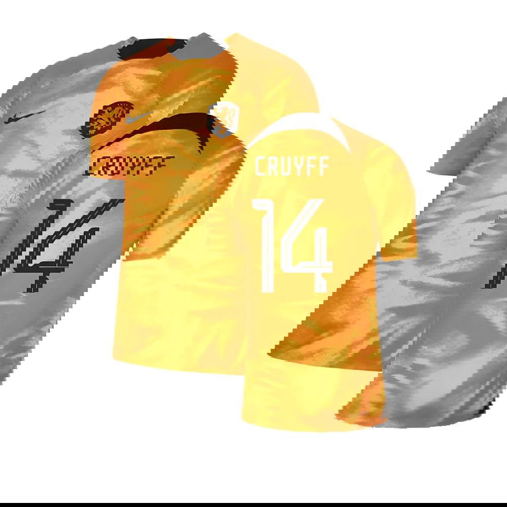 2022-2023 Holland Home Dri-Fit ADV Match Shirt (Cruyff 14)