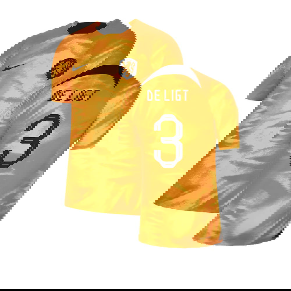 2022-2023 Holland Home Dri-Fit ADV Match Shirt (De Ligt 3)