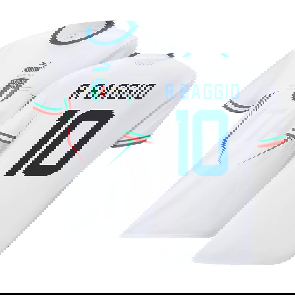 2022-2023 Italy Away Shirt (R BAGGIO 10)