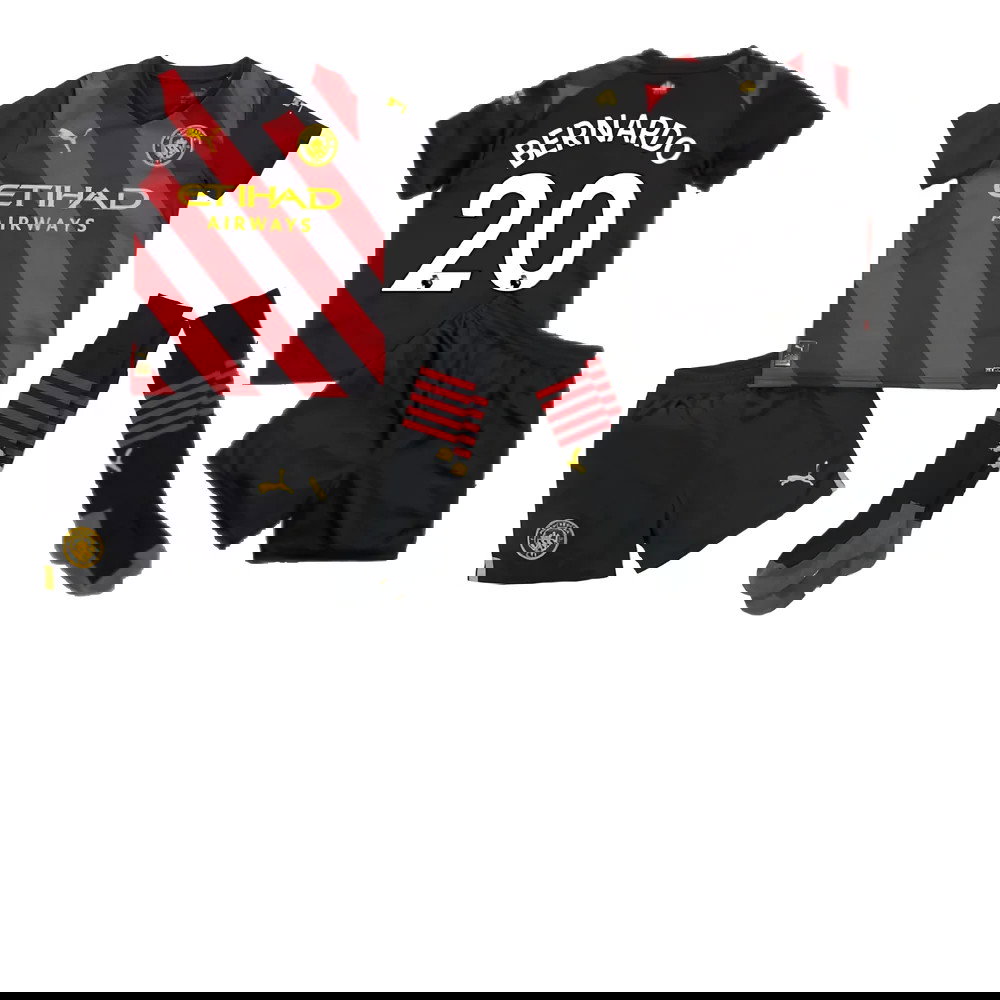 2022-2023 Man City Away Mini Kit (BERNARDO 20)