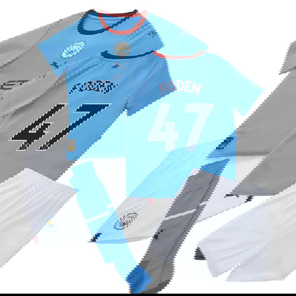 2022-2023 Man City Home Mini Kit (FODEN 47)