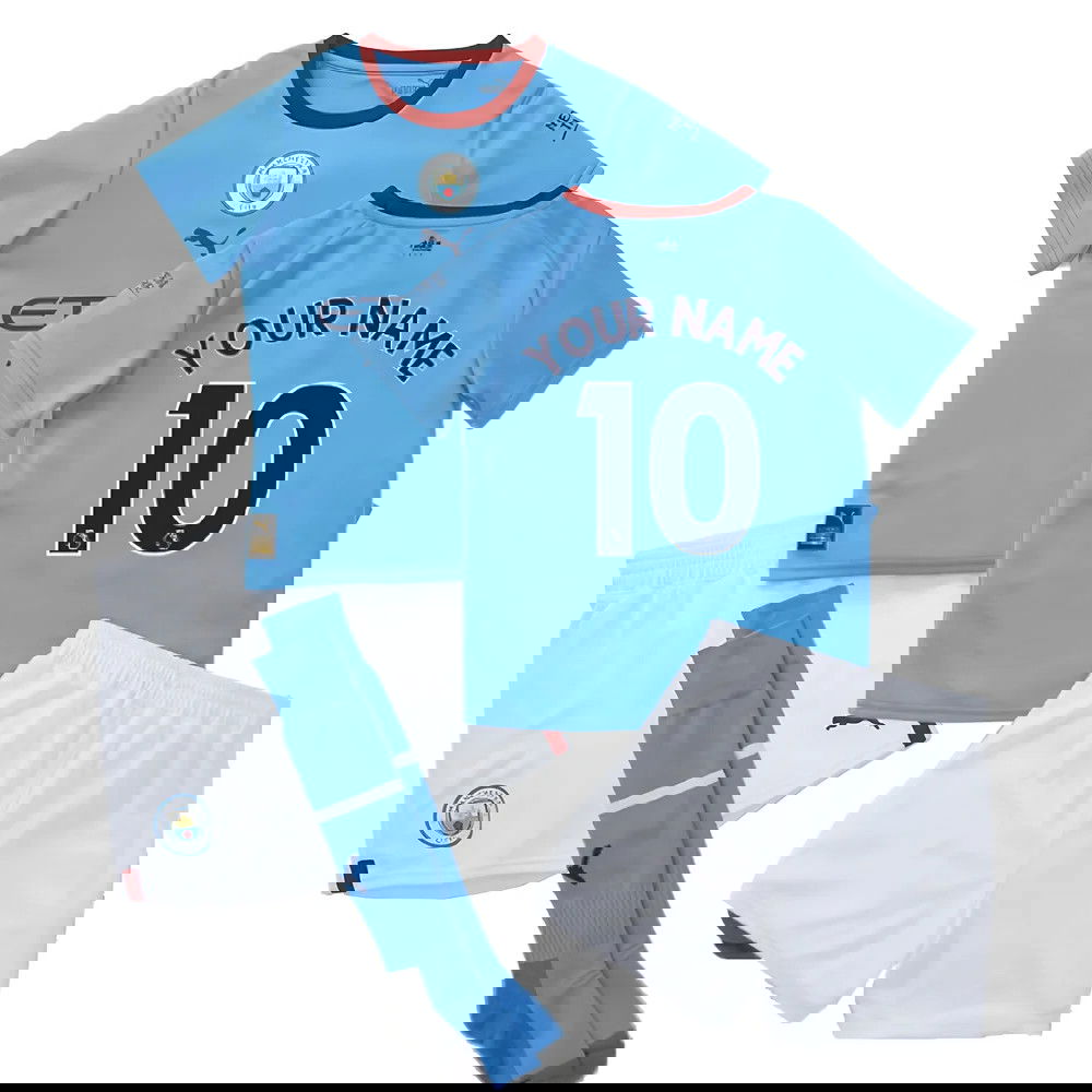 2022-2023 Man City Home Mini Kit (Your Name)