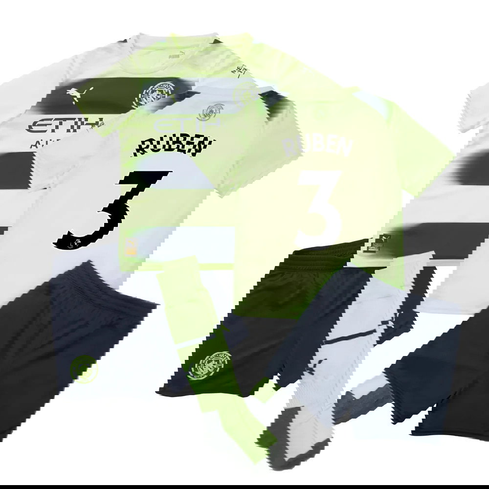 2022-2023 Man City Third Mini Kit (RUBEN 3)