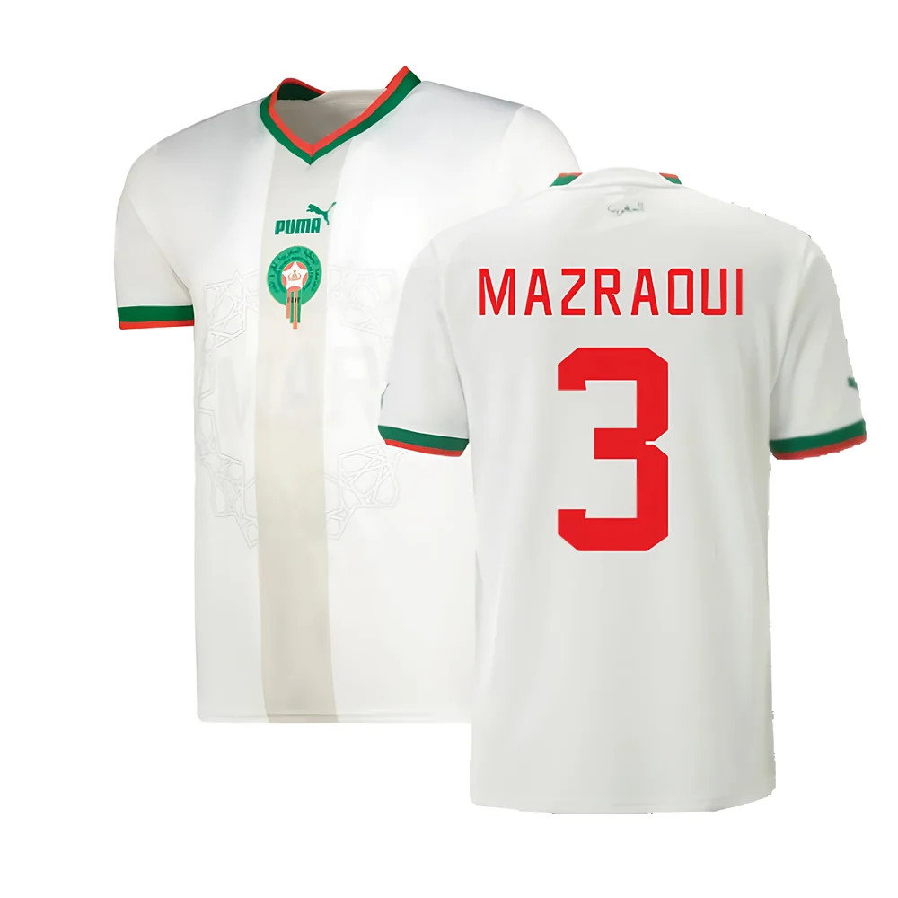 2022-2023 Morocco Away Shirt (MAZRAOUI 3)