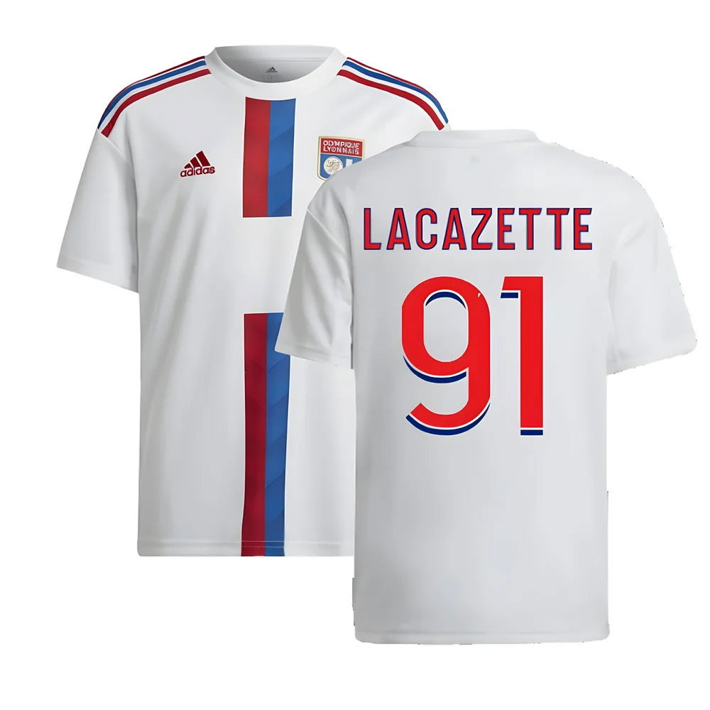 2022-2023 Olympique Lyon Home Shirt (Kids) (LACAZETTE 91)