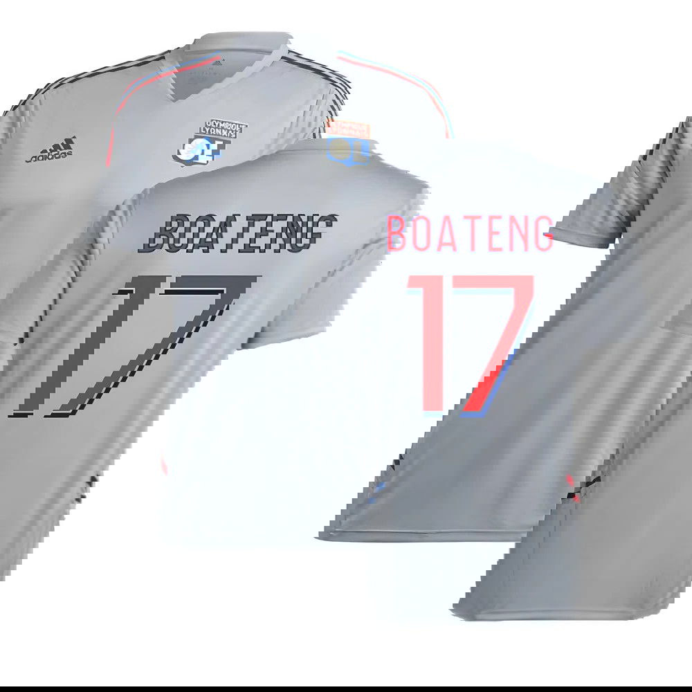 2022-2023 Olympique Lyon Training Jersey (Halo Silver) (BOATENG 17)