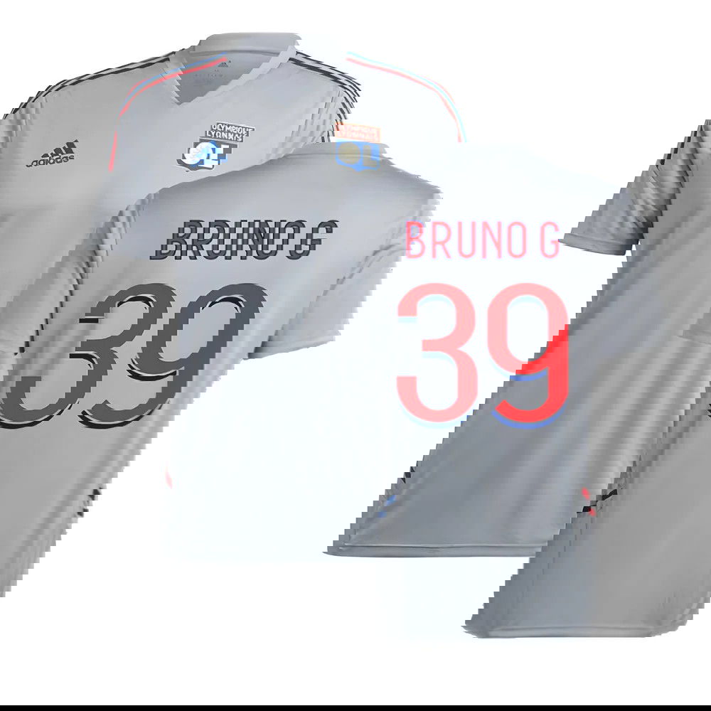 2022-2023 Olympique Lyon Training Jersey (Halo Silver) (BRUNO G 39)