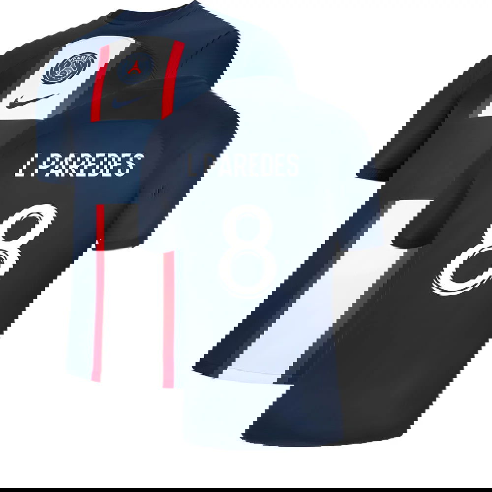 2022-2023 PSG Home Shirt (no sponsor) (L PAREDES 8)