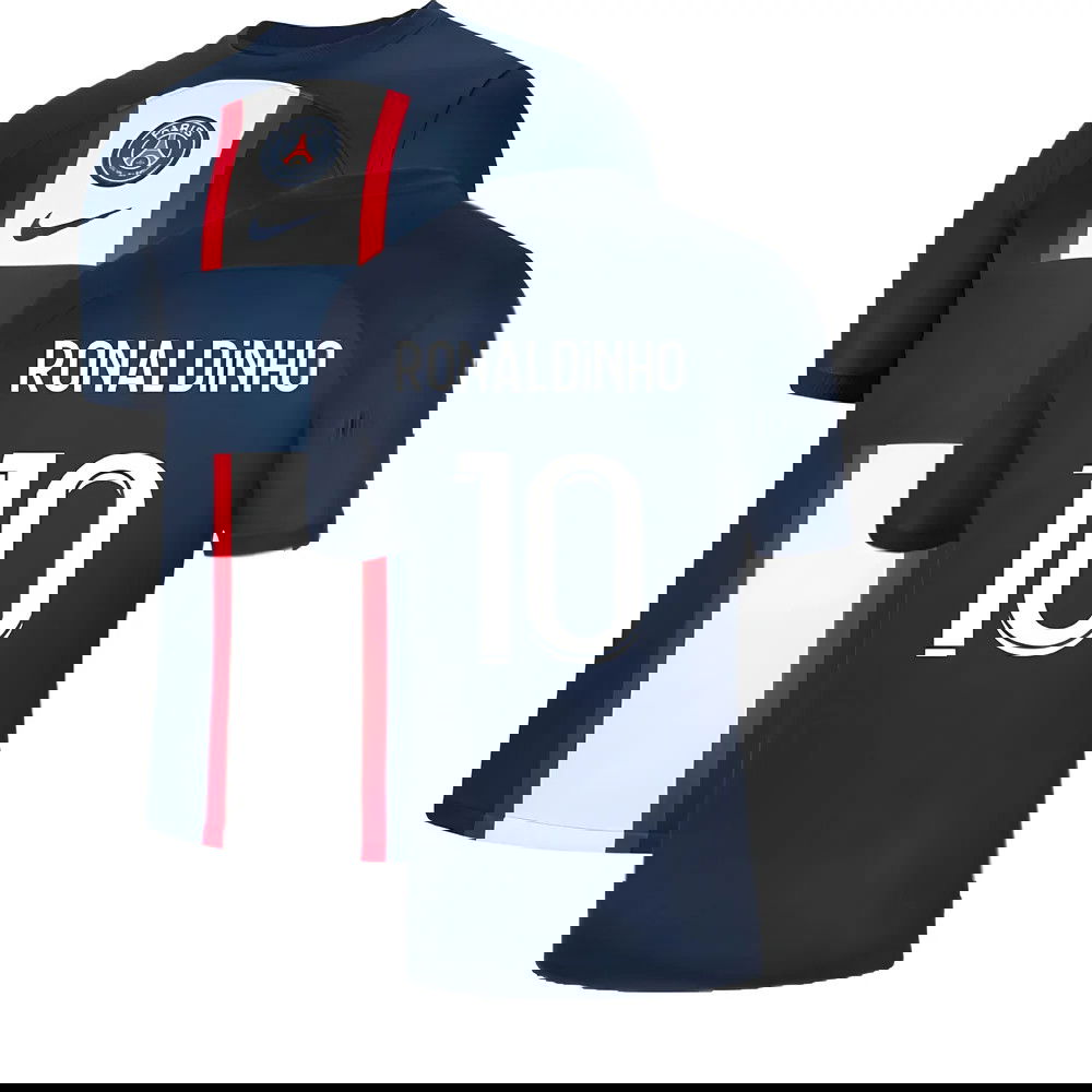 2022-2023 PSG Home Shirt (no sponsor) (RONALDINHO 10)