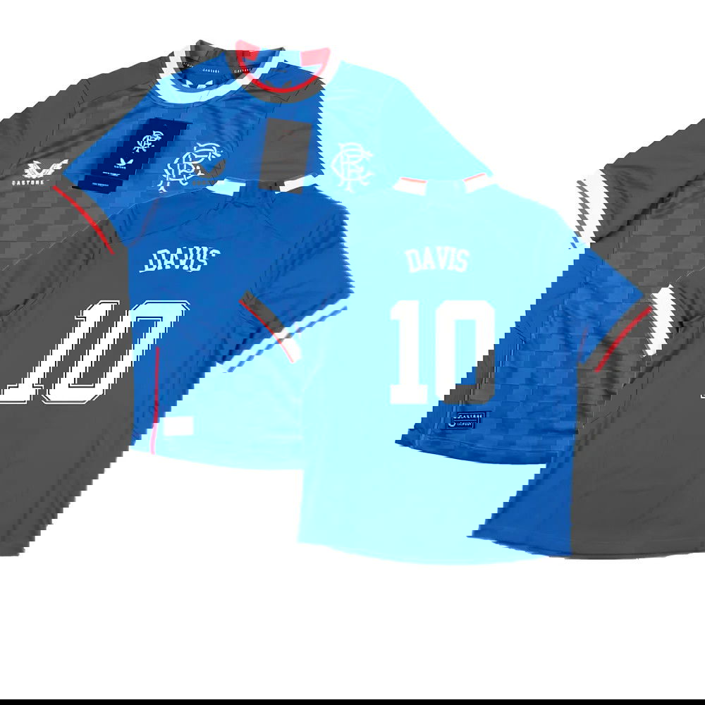 2022-2023 Rangers Home Pro Jersey (Kids) (DAVIS 10)