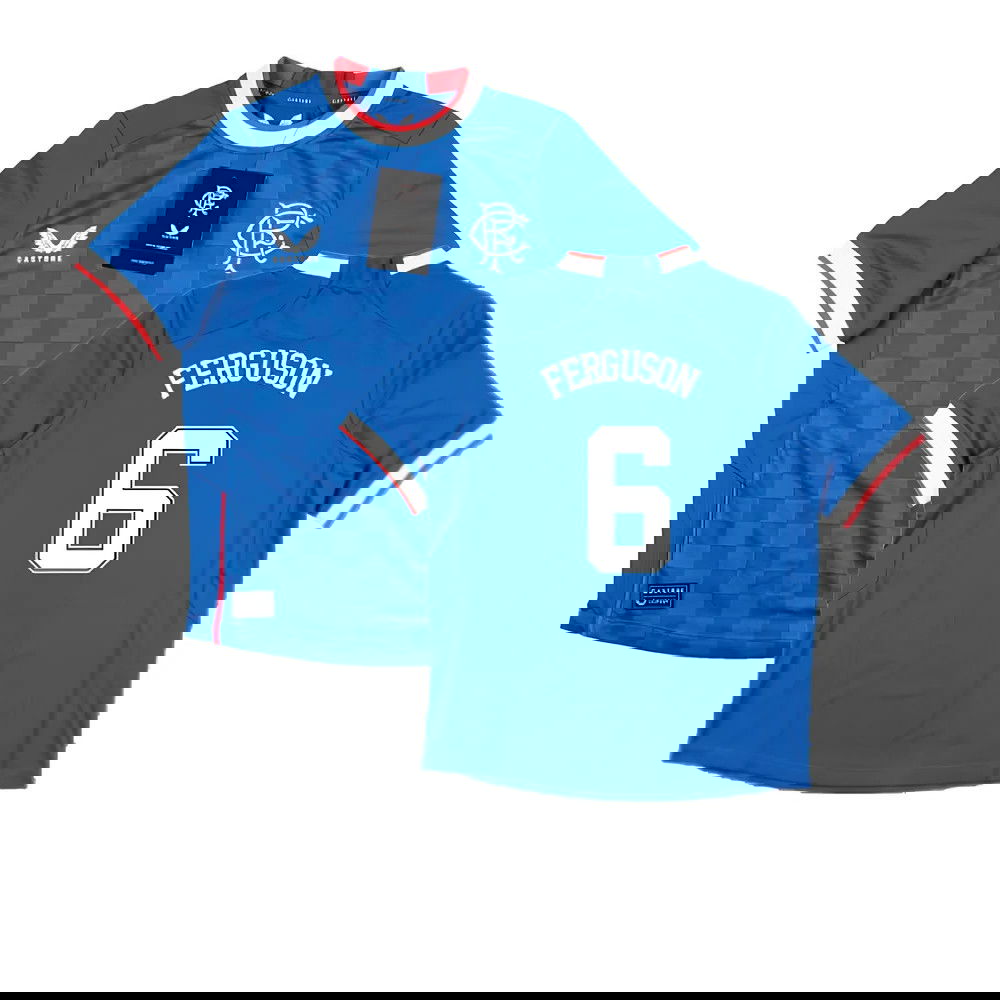 2022-2023 Rangers Home Pro Jersey (Kids) (FERGUSON 6)