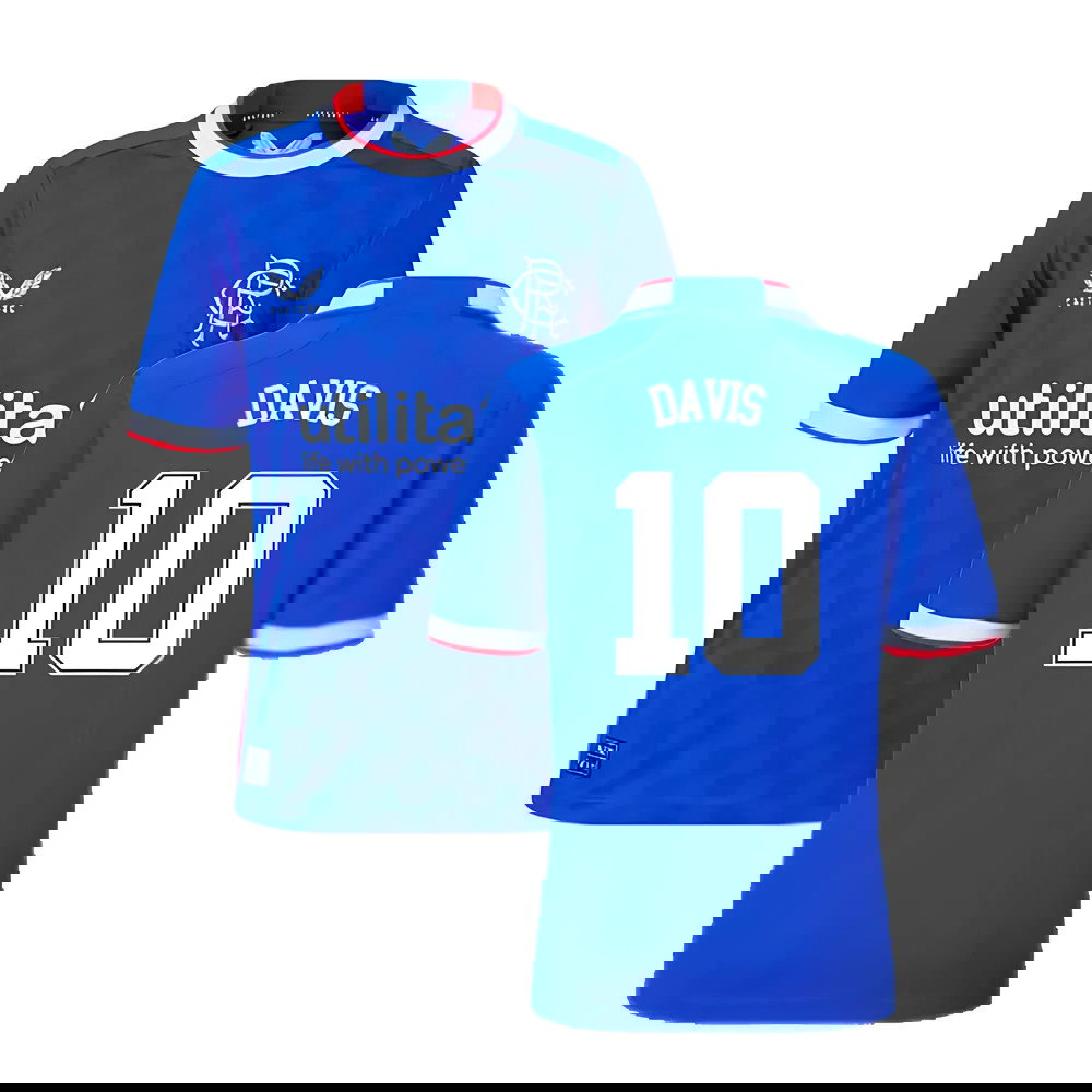 2022-2023 Rangers Home Shirt (Kids) (DAVIS 10)