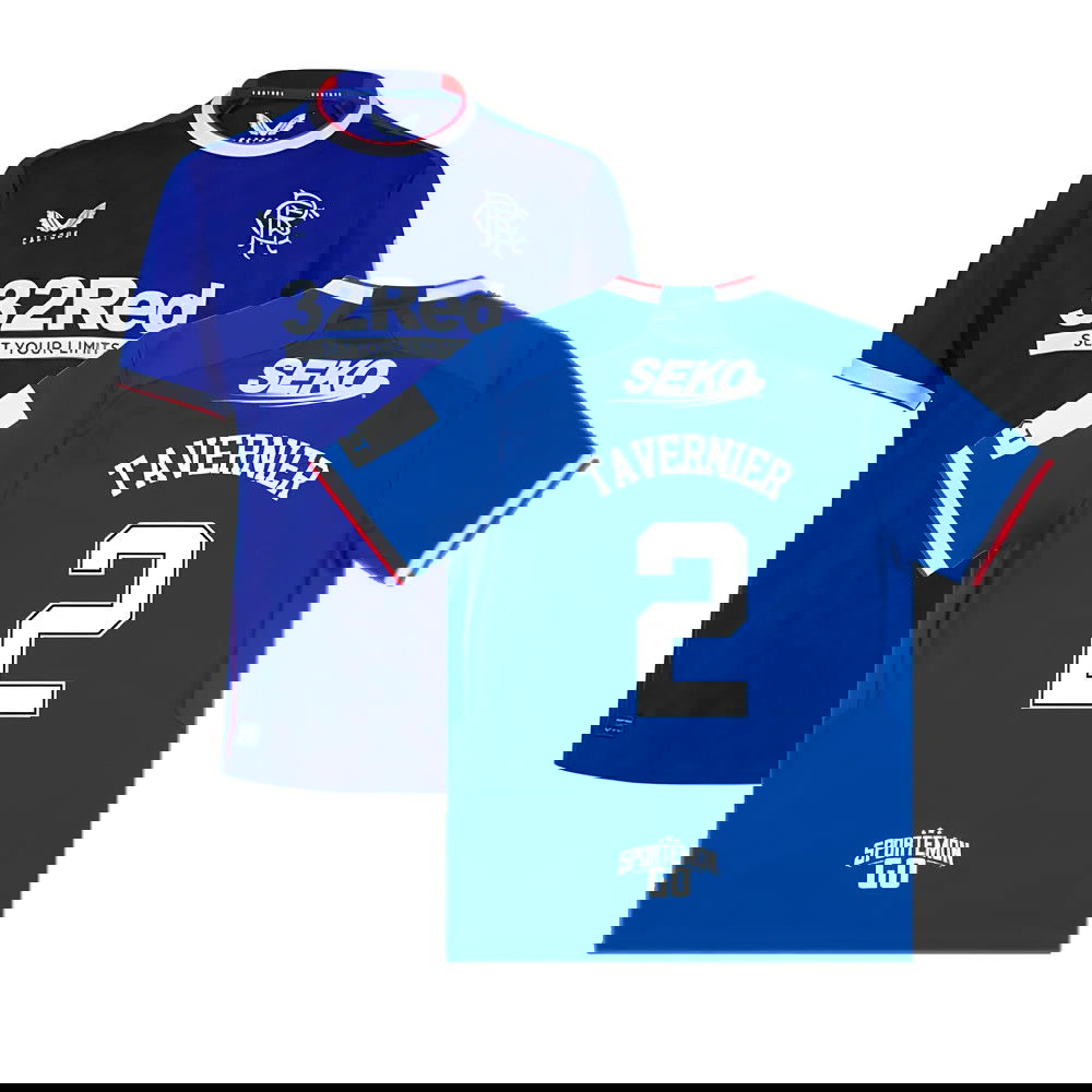 2022-2023 Rangers Home Shirt (TAVERNIER 2)