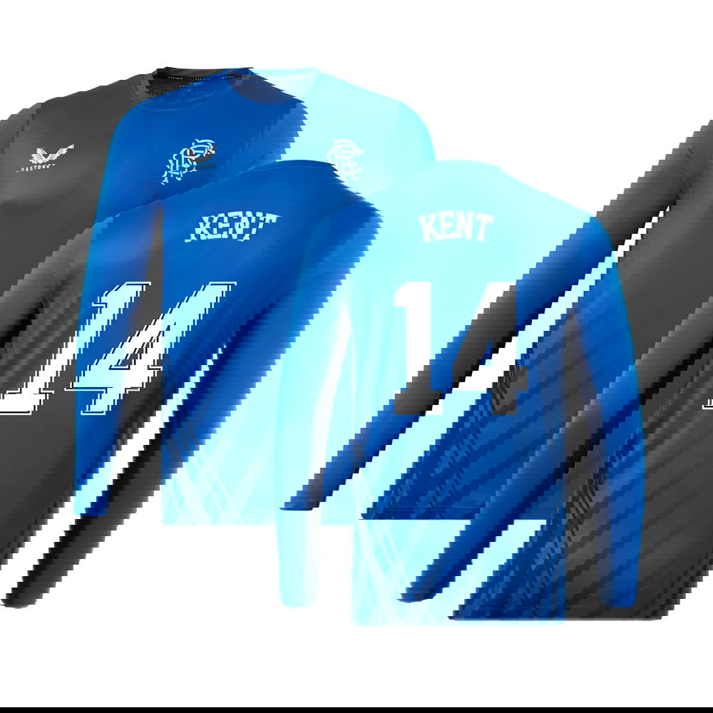 2022-2023 Rangers Long Sleeve Training Tee (Blue) (KENT 14)