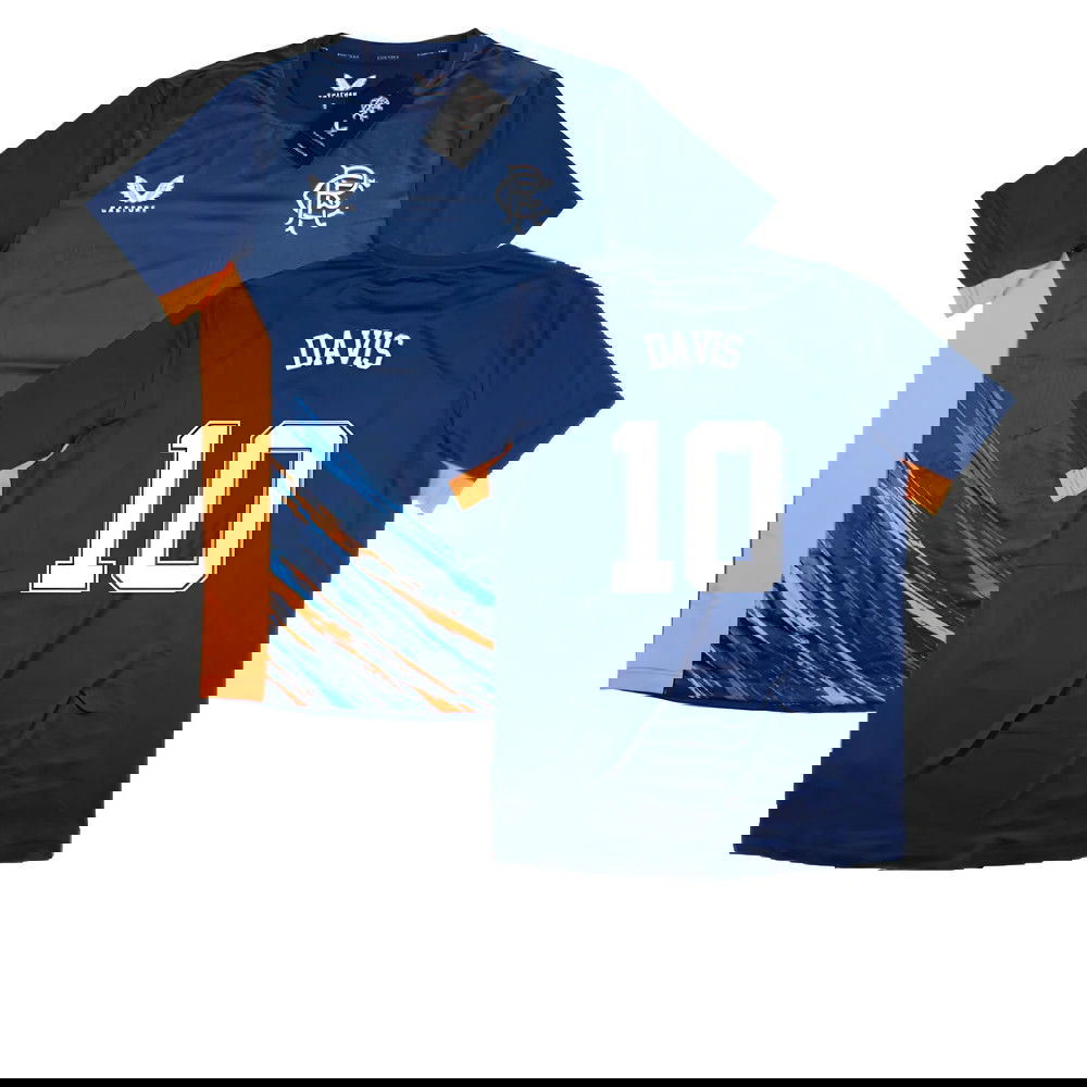 2022-2023 Rangers Match Day Tee (Navy-Orange) (DAVIS 10)