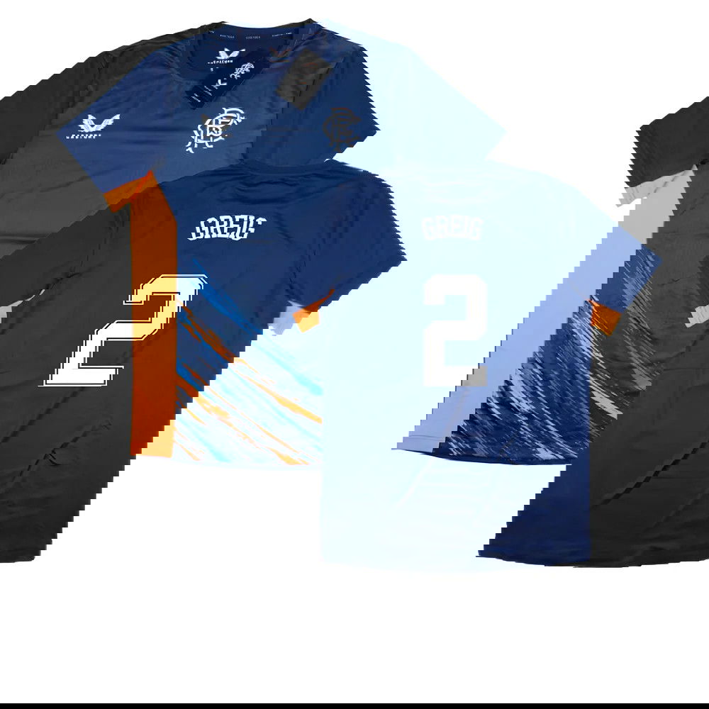 2022-2023 Rangers Match Day Tee (Navy-Orange) (GREIG 2)