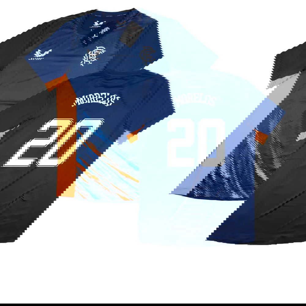 2022-2023 Rangers Match Day Tee (Navy-Orange) (MORELOS 20)