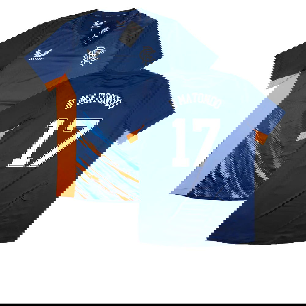 2022-2023 Rangers Match Day Tee (Navy-Orange) (R MATONDO 17)