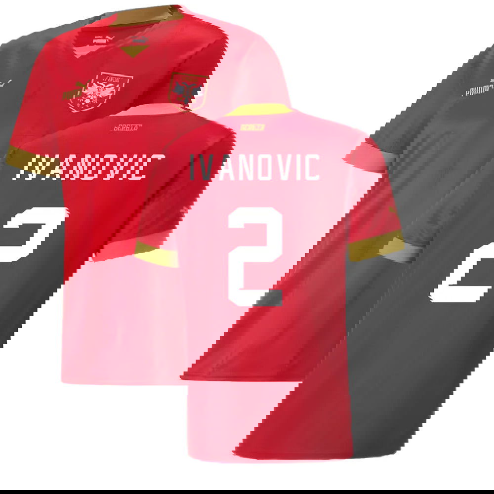 2022-2023 Serbia Home Shirt (IVANOVIC 2)