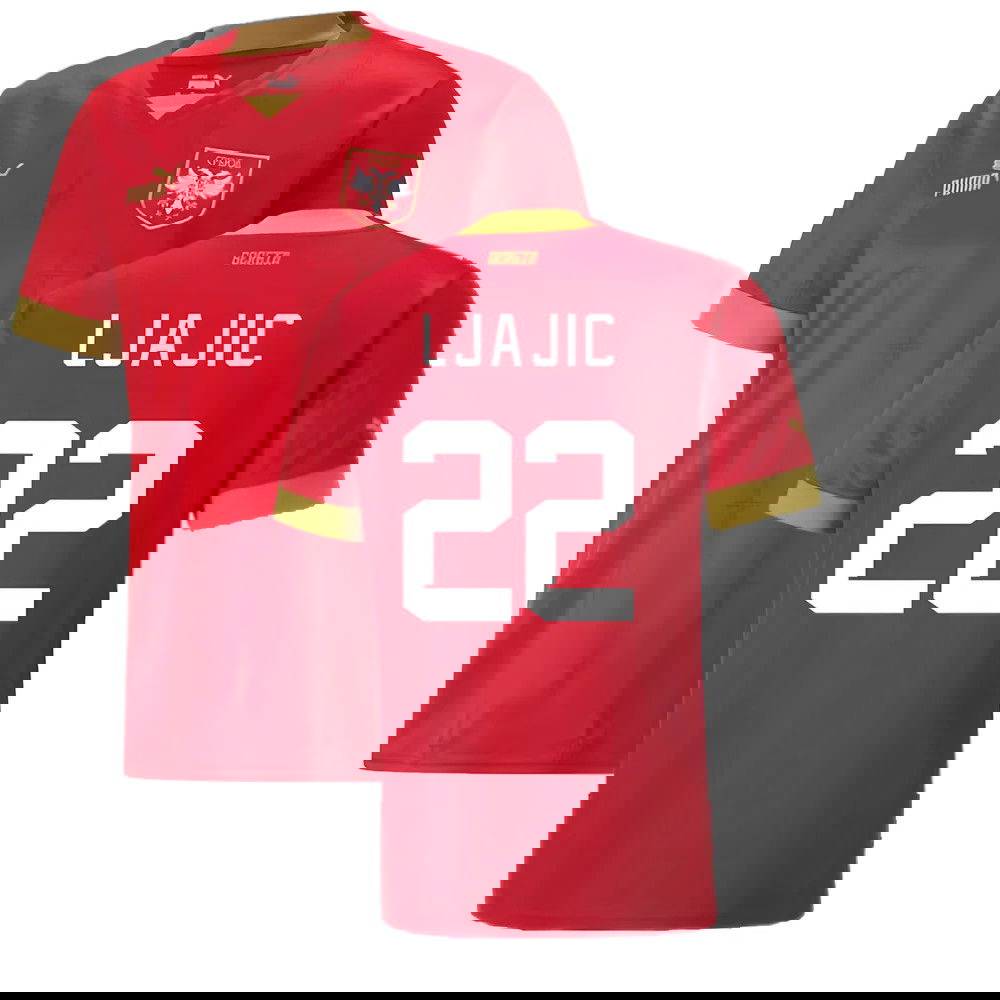 2022-2023 Serbia Home Shirt (LJAJIC 22)