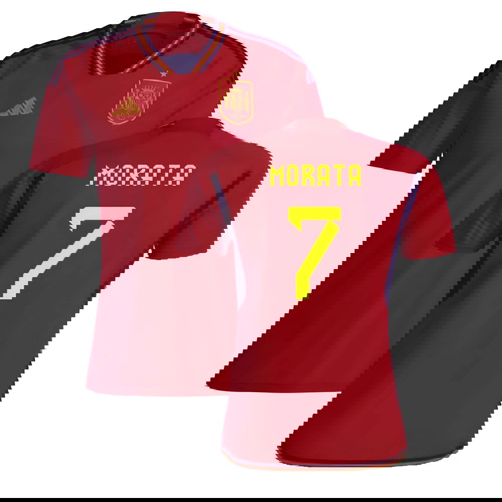 2022-2023 Spain Home Shirt (MORATA 7)