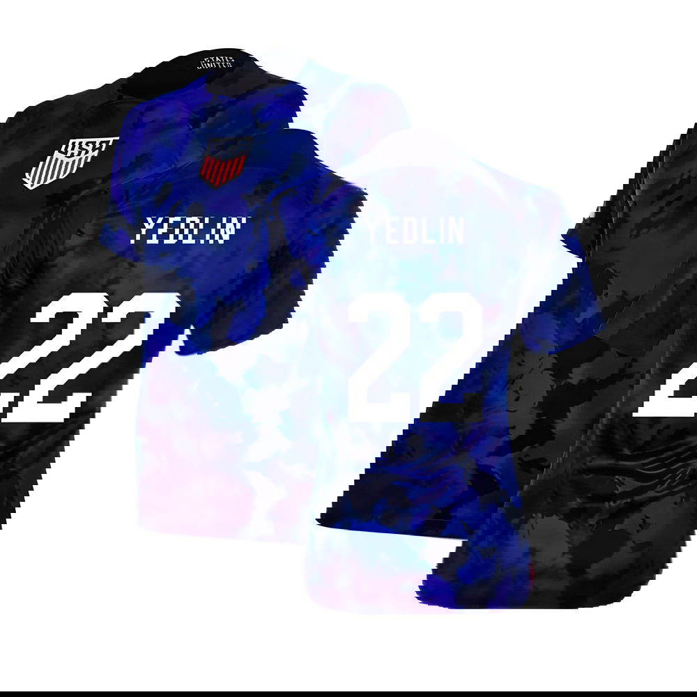 2022-2023 USA Away Football Shirt (Womens) (YEDLIN 22)