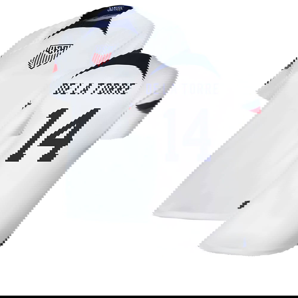 2022-2023 USA Home Shirt (Ladies) (DE LA TORRE 14)