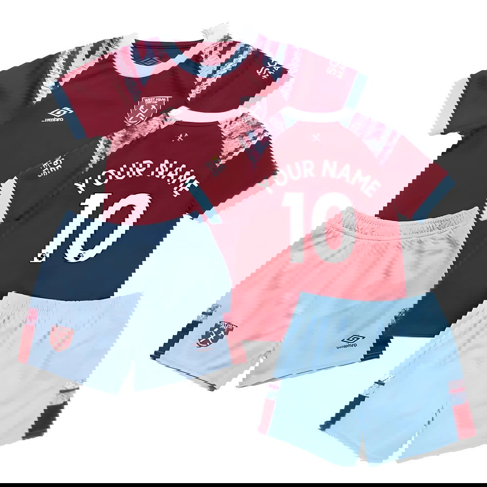2022-2023 West Ham Home Baby Kit (Your Name)