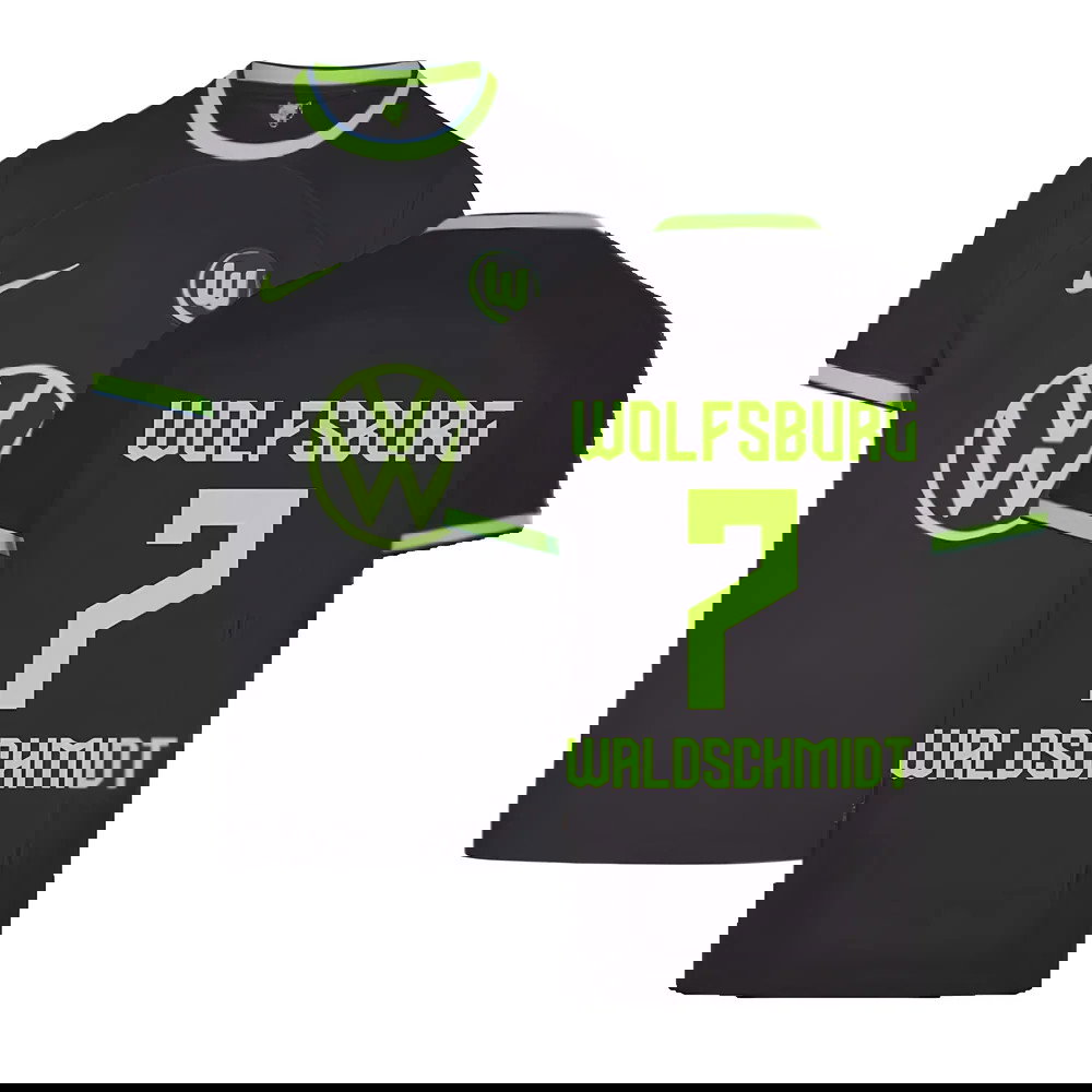 2022-2023 Wolfsburg Away Shirt (WALDSCHMIDT 7)