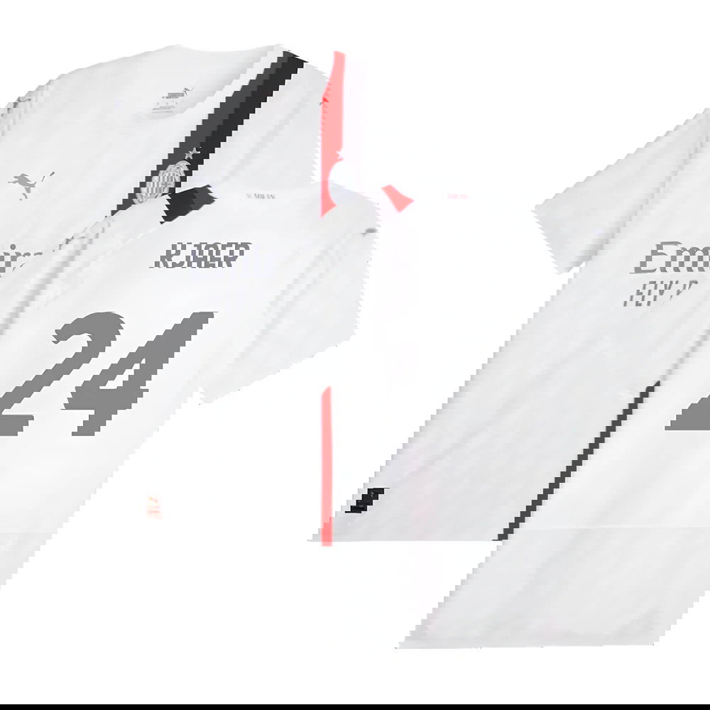 2023-2024 AC Milan Away Authentic Shirt (Kjaer 24)