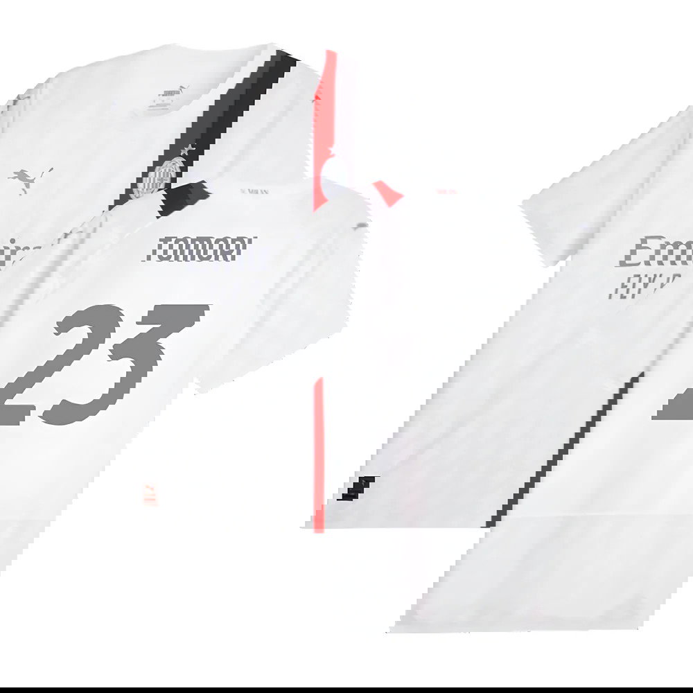 2023-2024 AC Milan Away Authentic Shirt (Tomori 23)