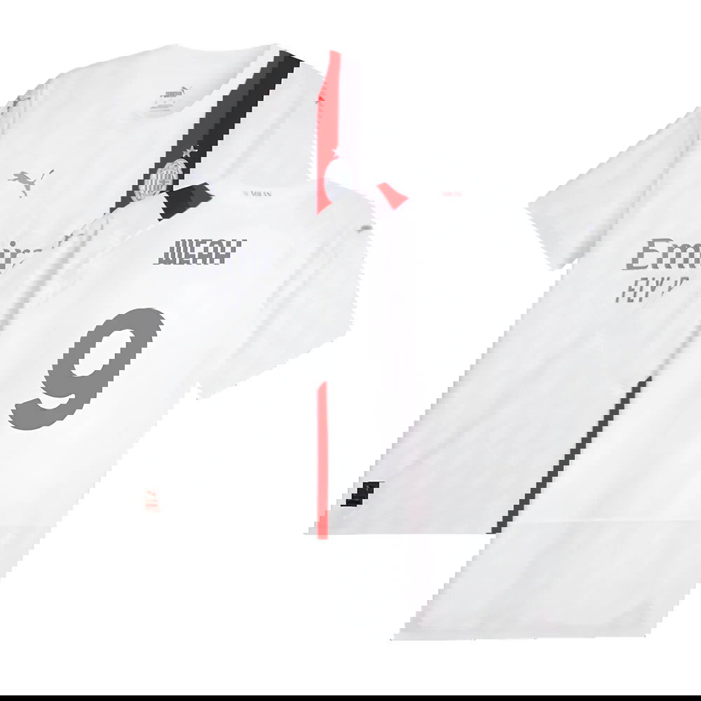 2023-2024 AC Milan Away Authentic Shirt (Weah 9)