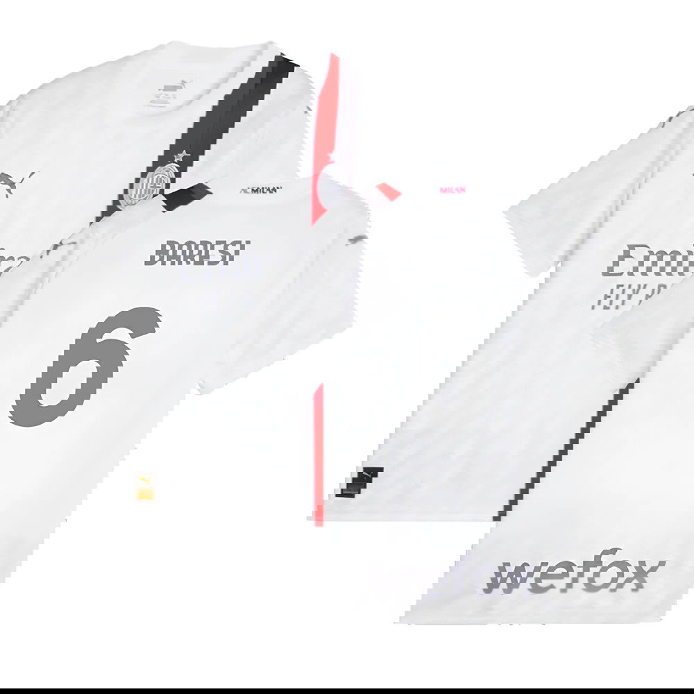 2023-2024 AC Milan Away Shirt (Kids) (Baresi 6)